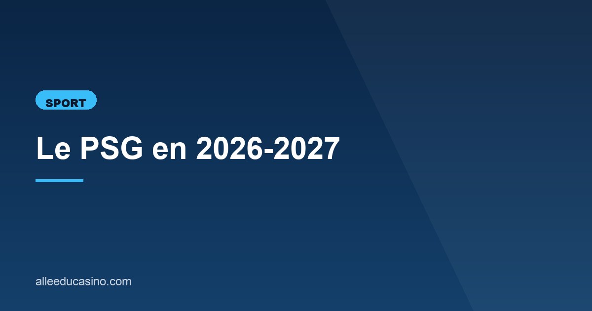 Illustration de l'article consacré au PSG en 2026-2027